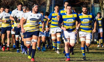 ingresso in campo Rugby Parma Rugby Noceto Serie A rugby 2023 2024