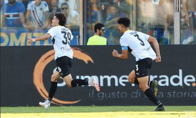 Circati e Osorio esultano in Parma Sampdoria 1 1 Serie B 2023 2024