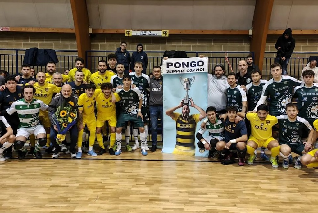 Duen G Futsal Parma e Villafontana unite nel ricordo di Michle Pongo Cavalli prima della semifinale di Finale Four di Coppa Italia