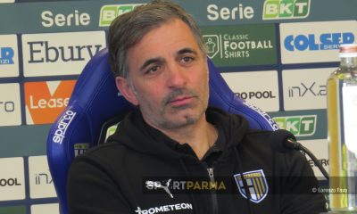 Fabio Pecchia allenatore Parma Calcio in conferenza stampa il 13.01.2024
