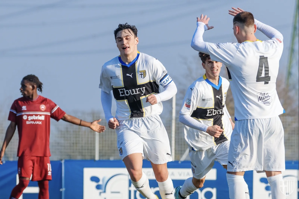 Giacomo Marconi in gol in Parma Cittadella 2 1 campionato Primavera 2 stagione 20232024