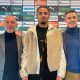 Mauro Pederzoli Simon Sohm e Roel Vaeyens dopo il rinnovo del contratto del centrocampista svizzero