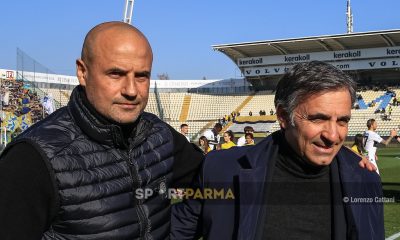 Modena Parma 22a giornata Serie B 2023 2024 gli allenatori Paolo Bianco e Fabio Pecchia