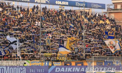 Parma Ascoli 1 1 20a giornata Serie B 2023 2024 tifosi in curva nord