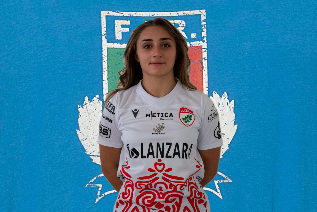 Sara MANNINI Furie Rosse Rugby Colorno invitata al raduno della nazionale maggiore di rugby