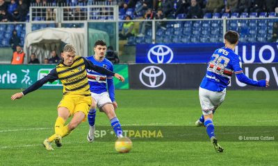 gol di Estevez per lo 0 3 in Sampdoria Parma