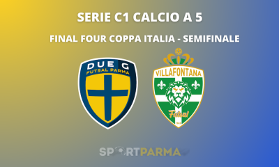 semifinale Finale Four Coppa italia Serie C1 calcio a 5 Due G Futsal Parma vs Pol. Villafontana
