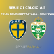 semifinale Finale Four Coppa italia Serie C1 calcio a 5 Due G Futsal Parma vs Pol. Villafontana