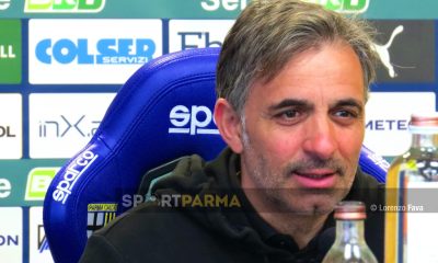 Fabio Pecchia allenatore Parma Calcio in conferenza stampa 09.02.2024