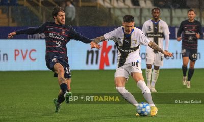 Parma Cosenza 27a giornata Serie B 2023 2024 Denis Man in azione