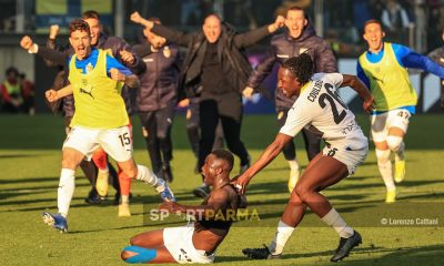 Parma Venezia 23a giornata Serie B 2023 2024 esultanza Drissqa Camara dopo il gol