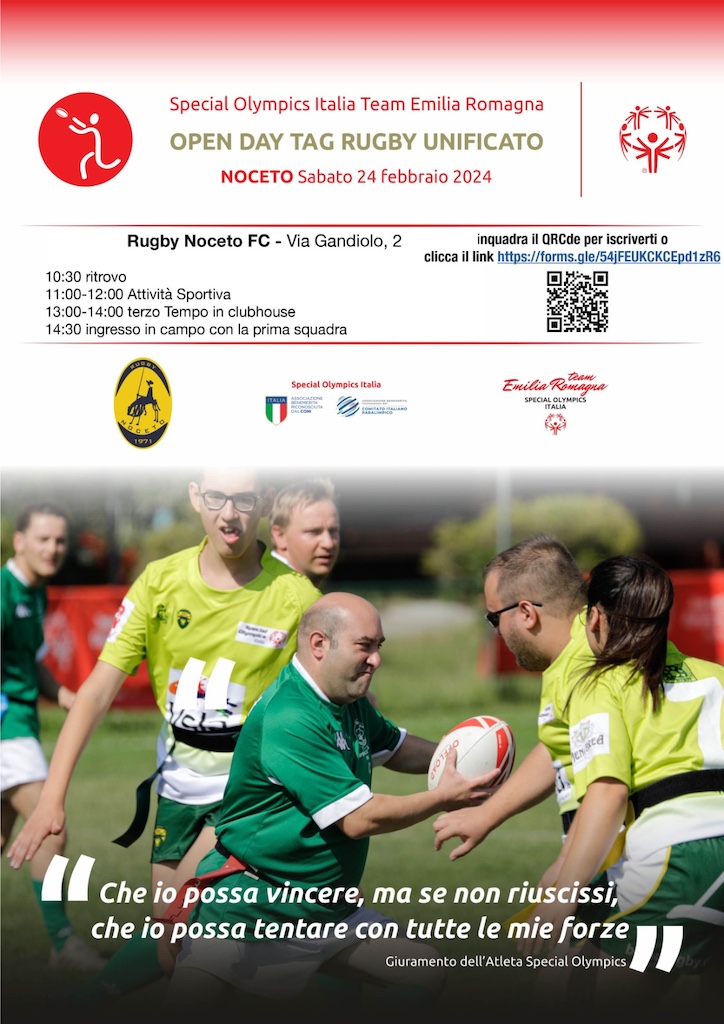 Rugby Noceto Al via il progetto con Special Olympics