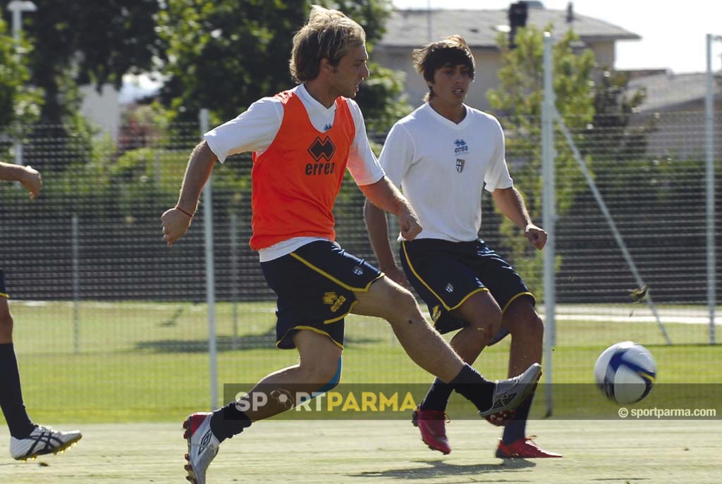 Alessandro Budel centrocampista Parma Serie B 2008 2009