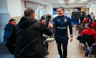 Fabio Pecchia incontra i corsisti Master del Uefa Pro al Mutti Training Center di Collecchio
