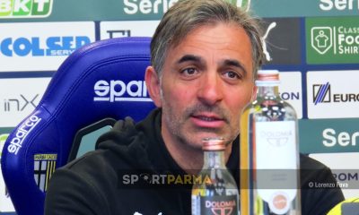Fabio Pecchia mister Parma Calcio in conferenza stampa 01.03.2024
