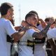 Feralpisalo Parma 30a giornata Serie B 2023 2024 esultanza di gruppo dopo il gol di Mihaila