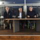 conferenza stampa Parma Baseball e Oltretorrente da sx a dx Gianluigi Calestani Carlo Bertolucci Andrea Paini Luca Meli Massimo Fochi