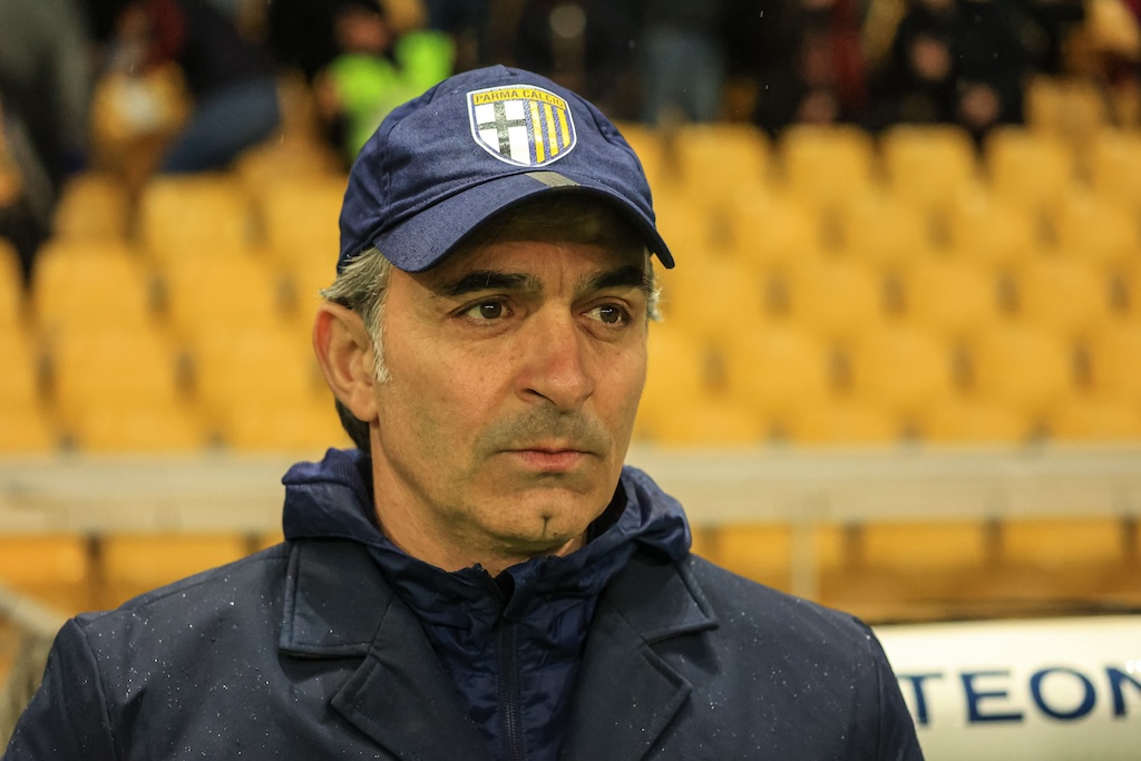 mister Fabio Pecchia in Parma Brescia 29 giornata Serie B 2023 2024