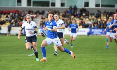 Alyssa DInca in azione in Italia Scozia 10 17 Sei Nazioni femminile rugby 2024