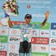 Enrico Zanoncello sul secondo gradfino del podio dopo la seconda tappa del Giro di Turchia
