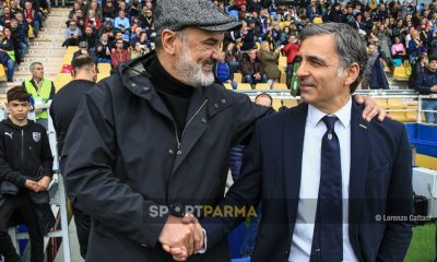 Parma Catanzaro 31a giornata Serie B 2023 2024 gli allenatori Vincenzo Vivarini e Fabio Pecchia