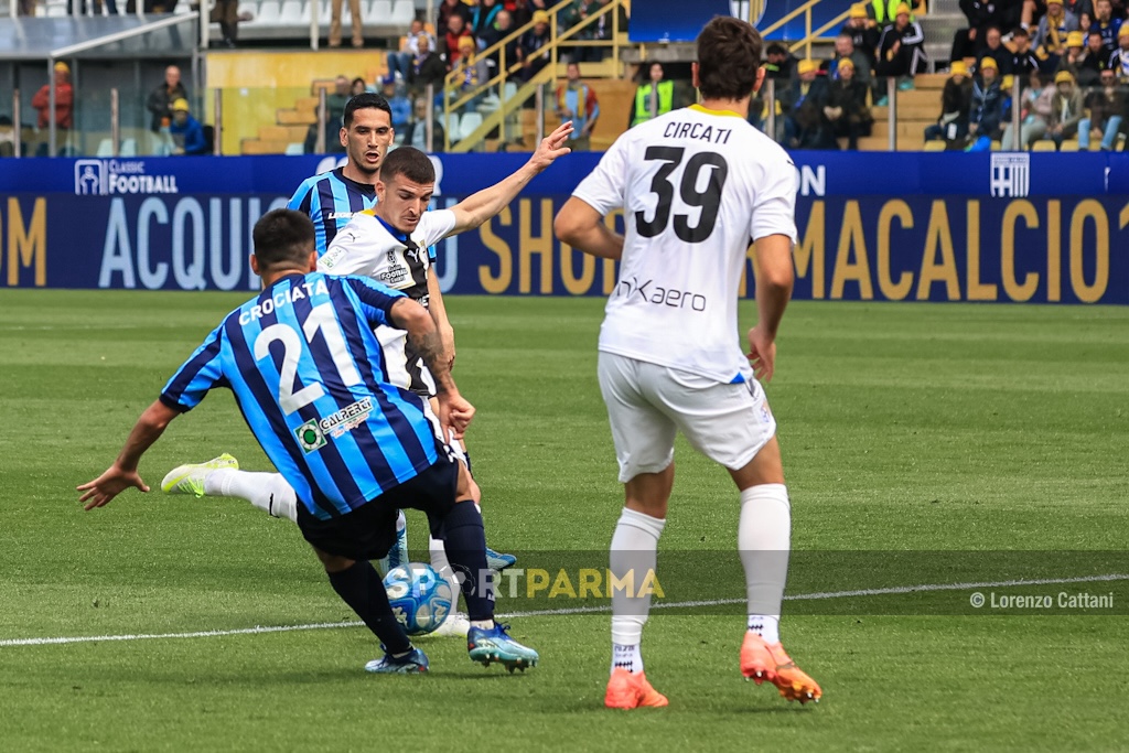 Parma Lecco 35a giornata Serie B 2023 2024 Valentin Mihaila segna il gol del 2 0
