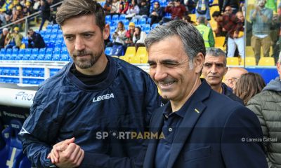 Parma Lecco 35a giornata Serie B 2023 2024 gli allenatori Andrea Malgrati e Fabio Pecchia