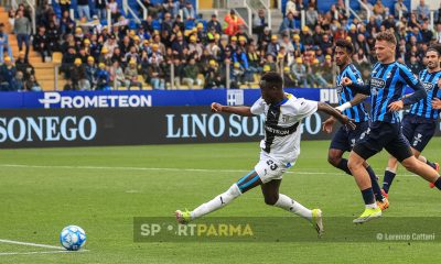 Parma Lecco 4 0 35a giornata Serie B 2023 2024 Drissa Camara segna il gol che chiude i conti