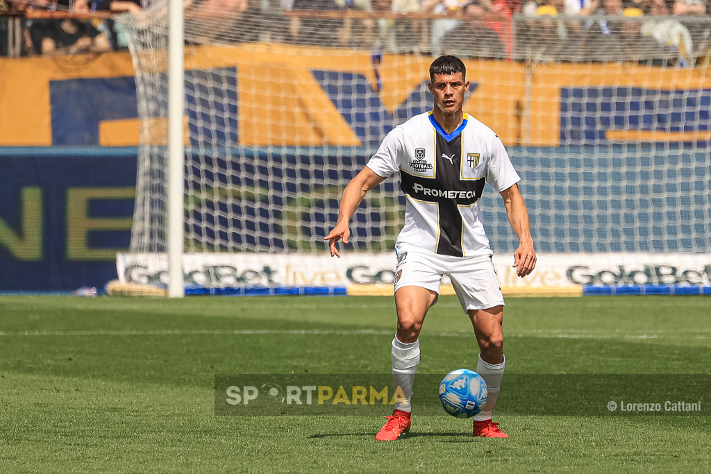 Parma Lecco 4 0 35a giornata Serie B 2023 2024 Yordan Osorio col pallone tra i piedi