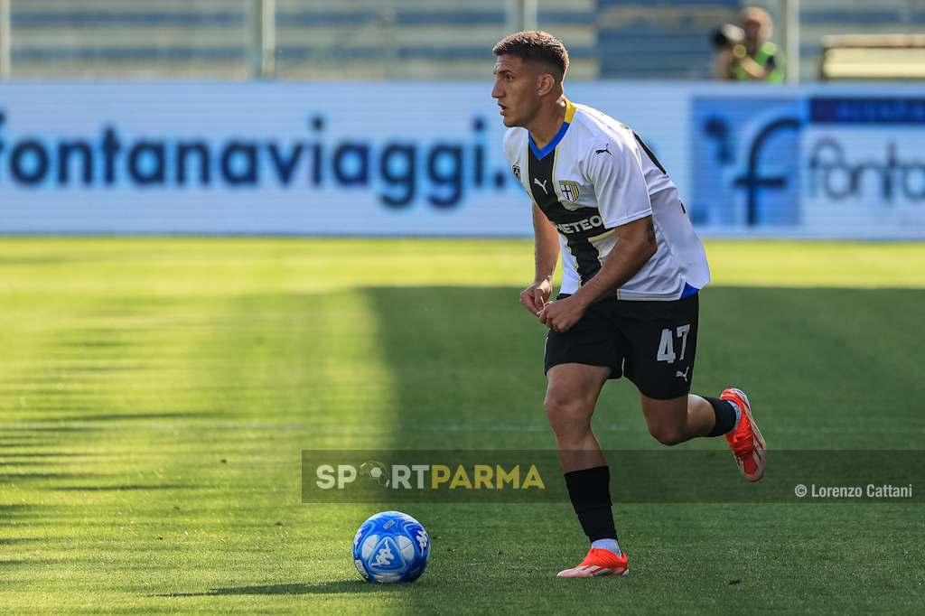 Parma Spezia 2 0 33a giornata Serie B 2023 2024 Vasileios Zagaritis