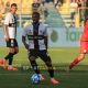 Parma Spezia 2 0 33a giornata Serie B 2023 2024 Wylan Cyprien col pallone tra i piedi