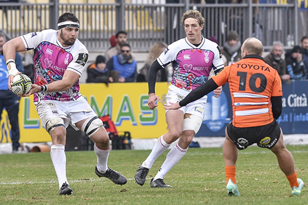 Zebre vs Cheetahs Sisi ed Eden in azione al Lanfranchi Amarcord Fotovideo