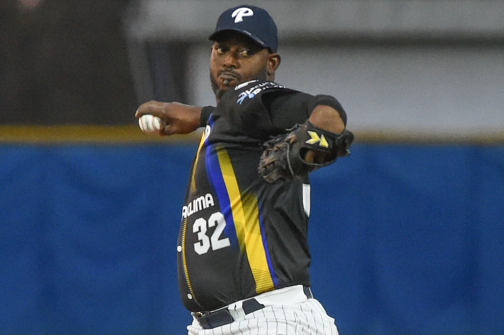 il pitcher cubano del Parma Baseball Erly Casanova