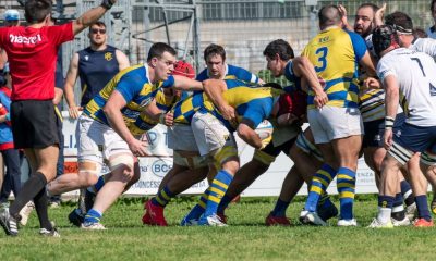 un momento del derby Noceto vs Rugby Parma 18 16 Serie A rugby 2023 2024