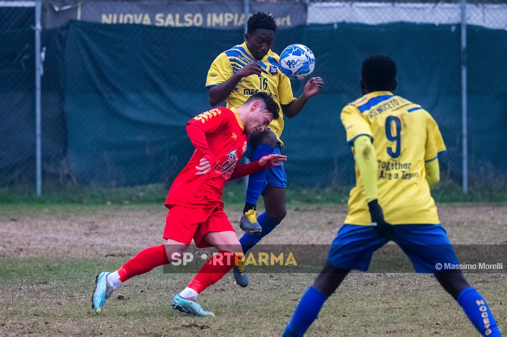 Gianfranco Viani ed Edgar Baraye in in Carignano Noceto 5 1. 21a giornata campionato Promozione 2023 2024