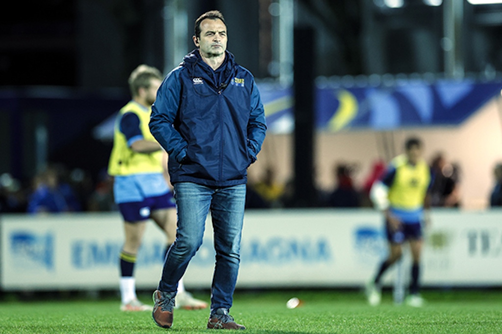 Zebre Parma vs Leinster Rugby coach Fabio Roselli