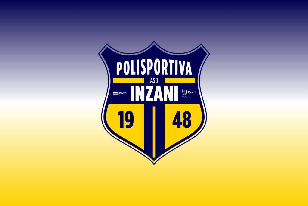 Polisportiva Inzani logo con sfondo gialloblu