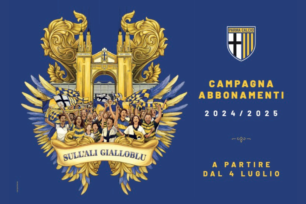 SullAli gialloblu campagna abbonamenti Parma Calcio 2024 2025