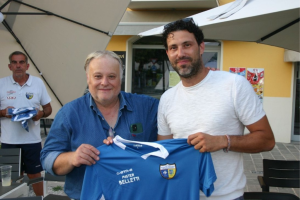 Flavio Ferrari presidente del Team Santa Maria Lesignano con lallenatore Luca Belletti