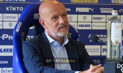 Il ds Mauro Pederzoli Parma Calcio in conferenza stampa