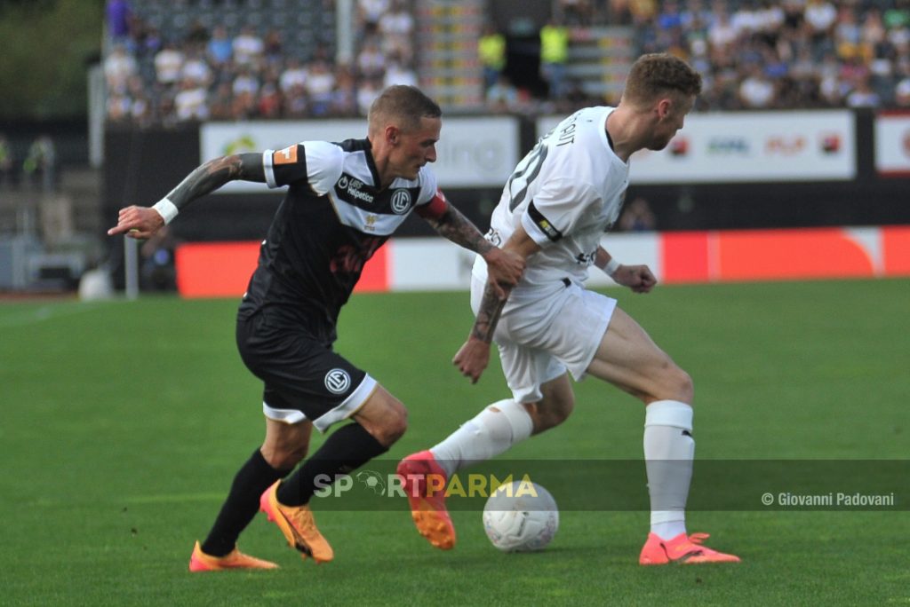 Lugano Parma 3 1 amichevole 13.07.2024 Antoine Hainaut pressato