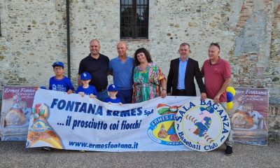 Presentazione 37° Torneo baseball e softball Ermes Fontana in Rocca Sanvitale a Sala Baganza