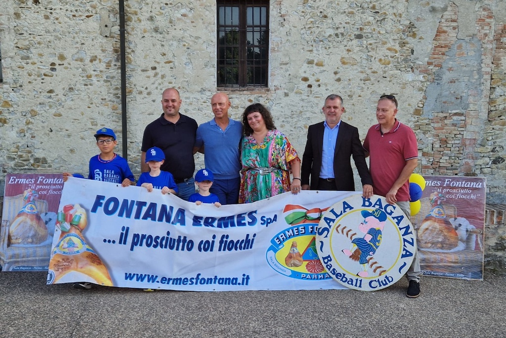 Presentazione 37° Torneo baseball e softball Ermes Fontana in Rocca Sanvitale a Sala Baganza