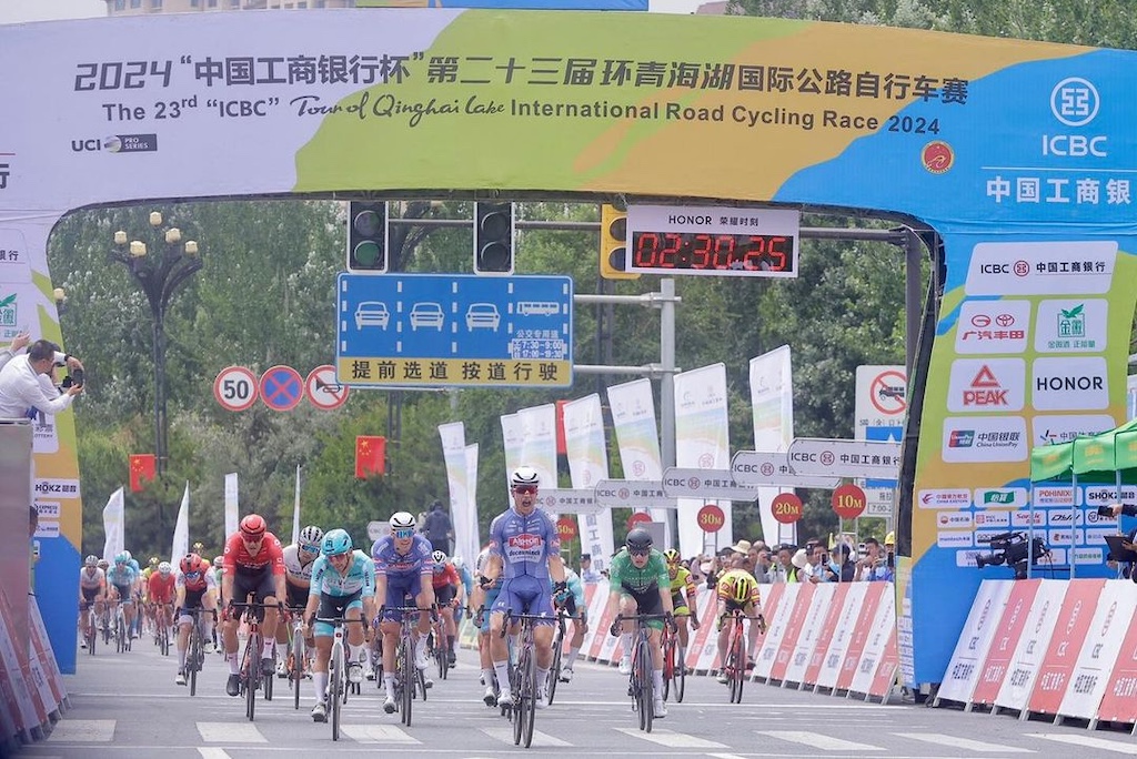 Tour of Qinghai Lake Enrico Zanoncello VF Group Bardiani CSF Faizane secondo nella prima tappa