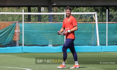 allenamento Parma Calcio a porte aperte 6 luglio 2024 Leandro Chichizola