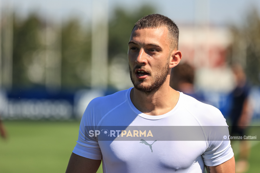 allenamento Parma Calcio a porte aperte 6 luglio 2024 Martin Turk