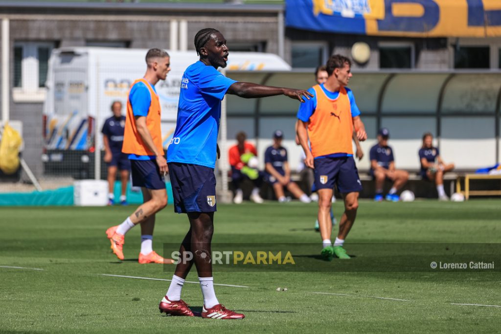 allenamento Parma Calcio a porte aperte 6 luglio 2024 Peter Amoran