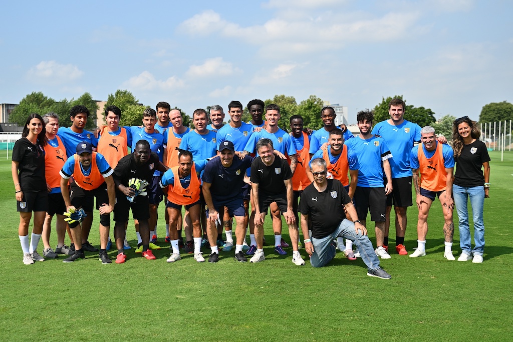 allenamento congiunto Parma Calcio e Parma Special