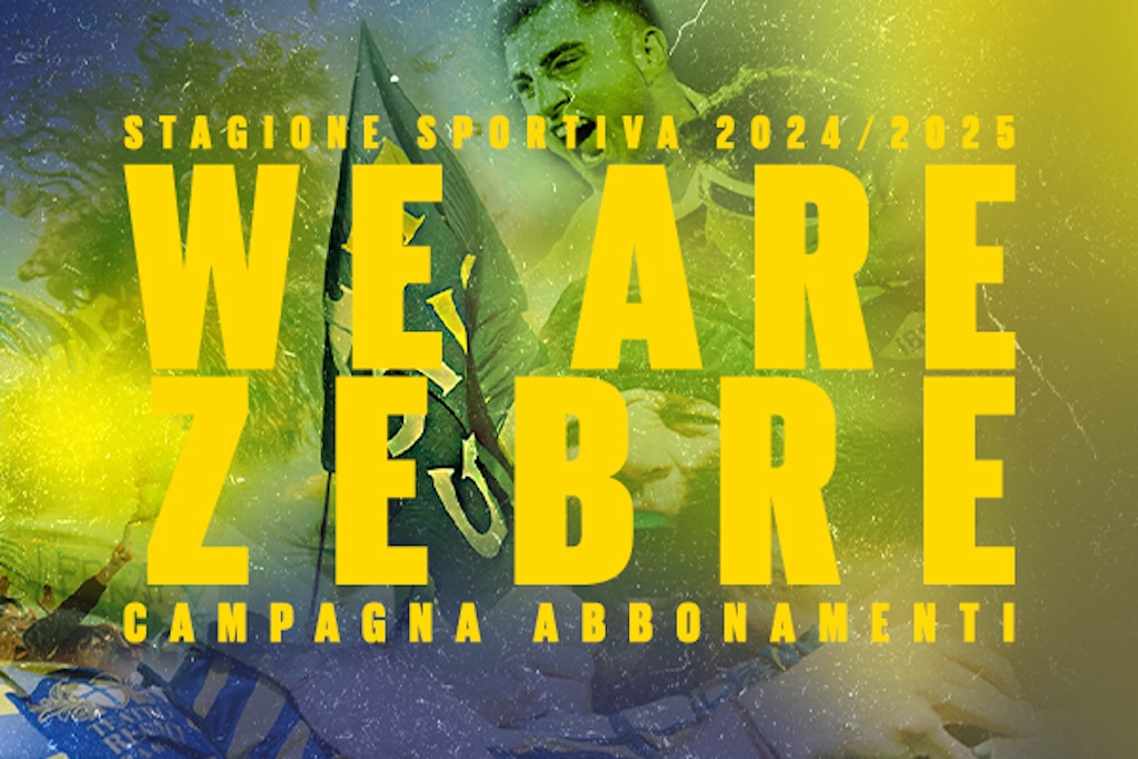 Campagna abbonamenti Zebre Parma 2024 2025