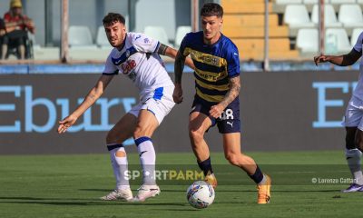 Dennis Man in azione nellamichevole Parma Atalanta 04.08.2024